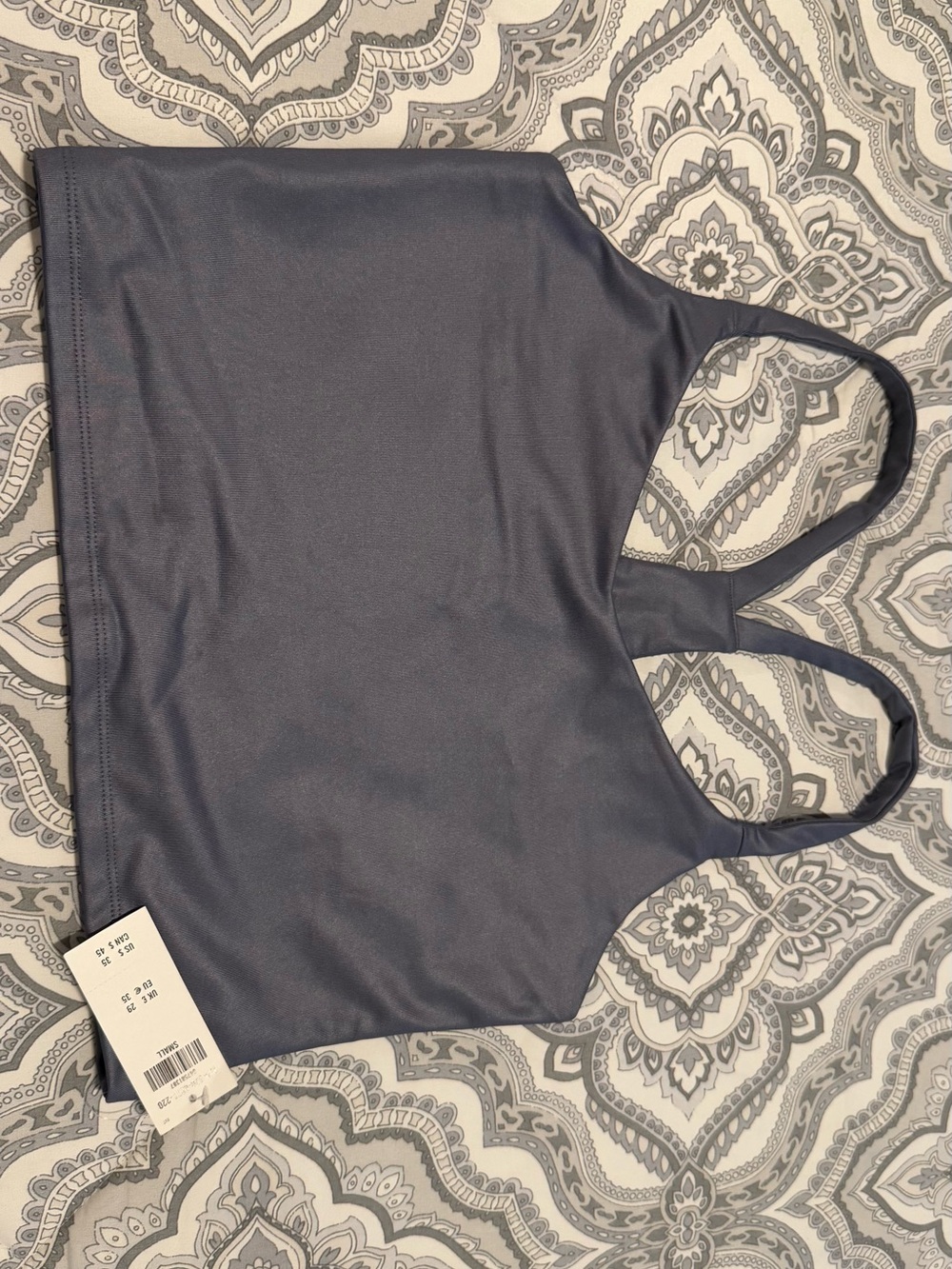 Abercrombie & Fitch Navy Racerback Tank